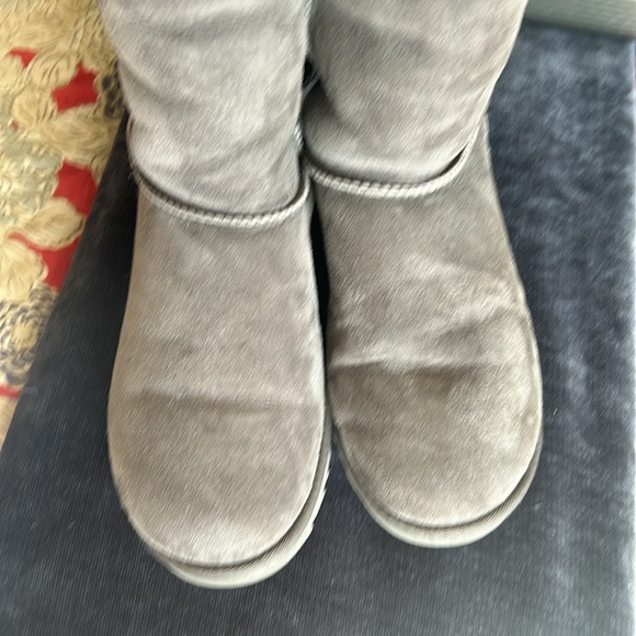 Women’s Gray Tall Classic Ugg Boots - Picture 6 of 6